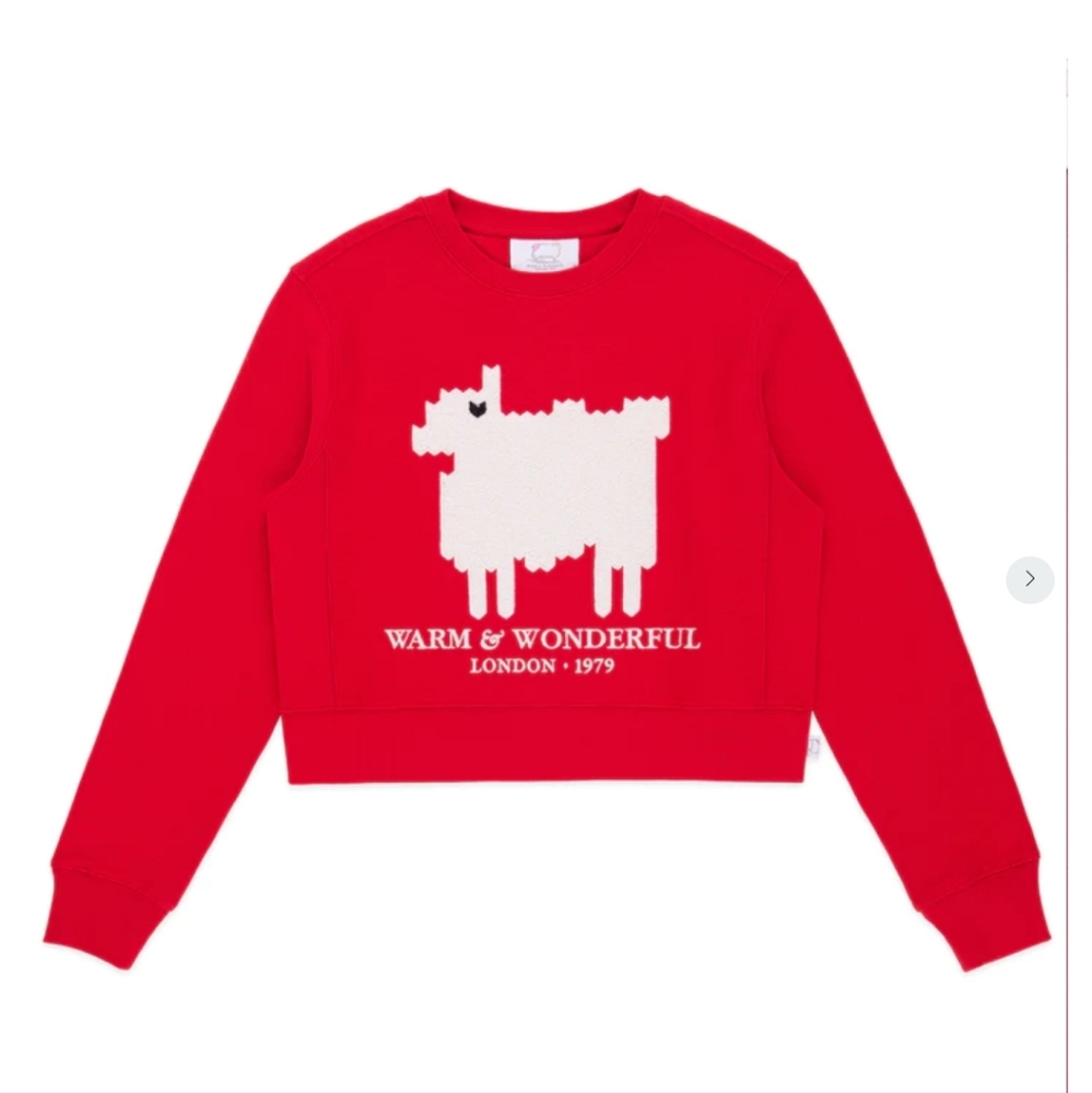Warm And Wonderful x Rowing Blazers Cropped Sheep Sweatshirt
